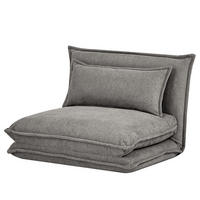 SCHLAFSESSEL - Grau, Textil/Metall (86/59/67cm) - home24