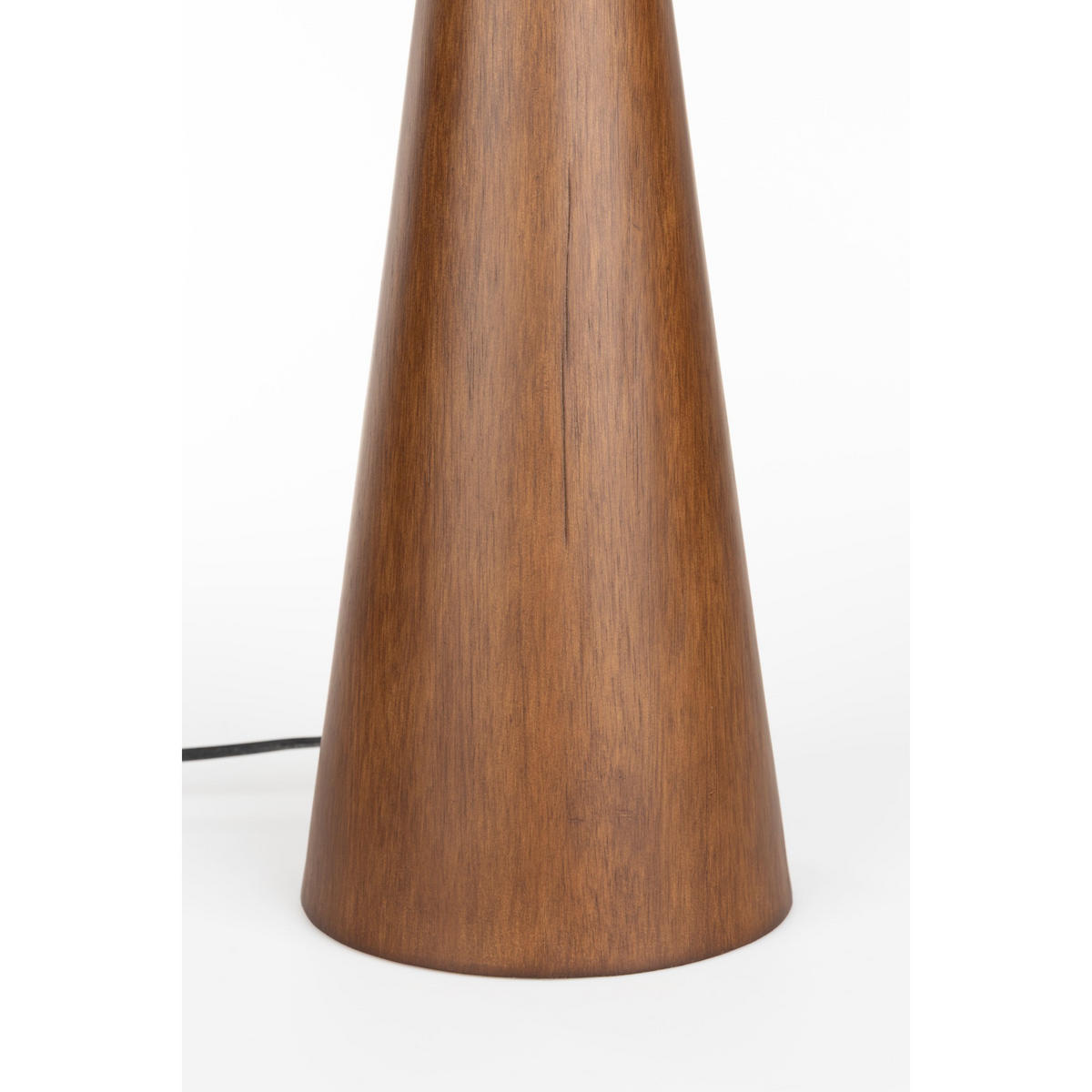 TISCHLAMPE Morel Braun M - Braun, Holz (46.5/30/46.5cm) - Dutchbone