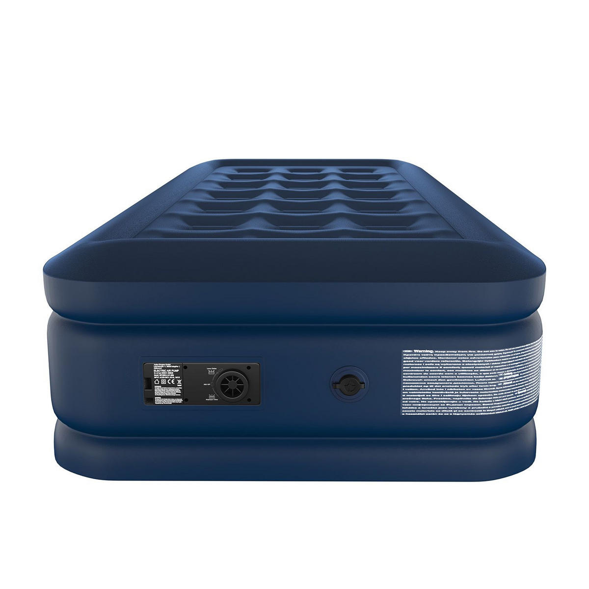 LUFTBETT Sapri M blau inkl. Tragetasche - Blau, Kunststoff (87/185cm) - Juskys