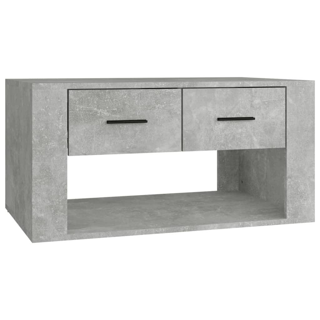 furnicato Couchtisch Grau 80x40x50 cm