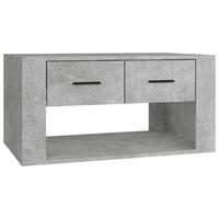 COUCHTISCH Betongrau 80x50x40 cm Holzwerkstoff - Grau, Holzwerkstoff (50/80/40cm) - furnicato