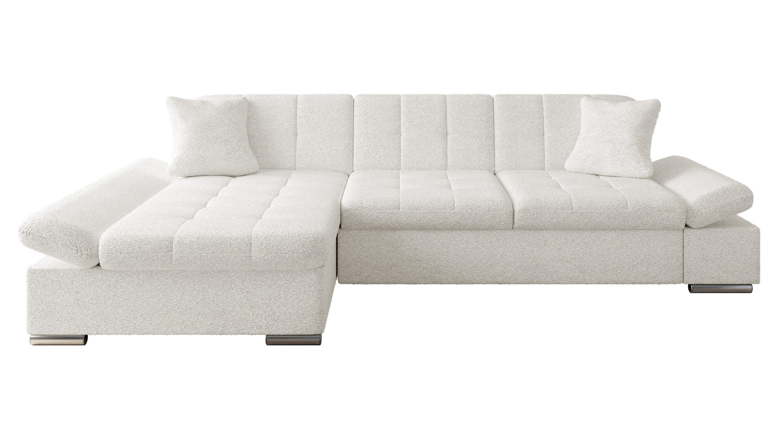 ECKSOFA Malwi, Seite: Links - Kaschmir, Holz/Textil (278/161cm) - MIRJAN24