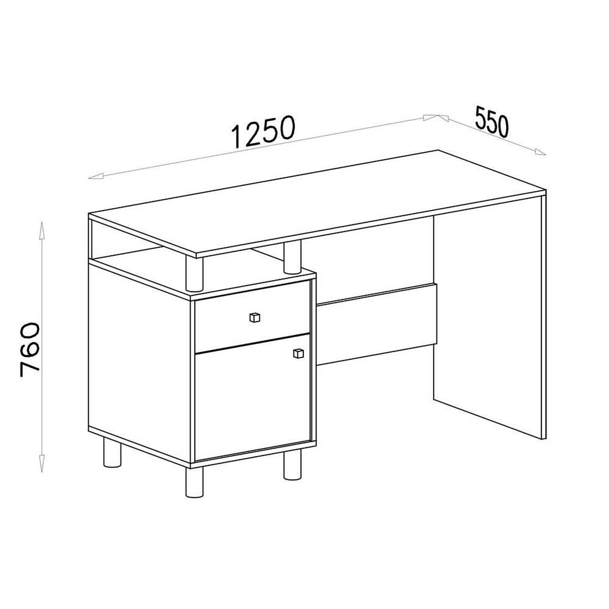 SCHLAFZIMMER Set 6-tlg. – FARO System – Grau / Weiß - Grau, Holzwerkstoff (80/190/50cm) - hi-markt