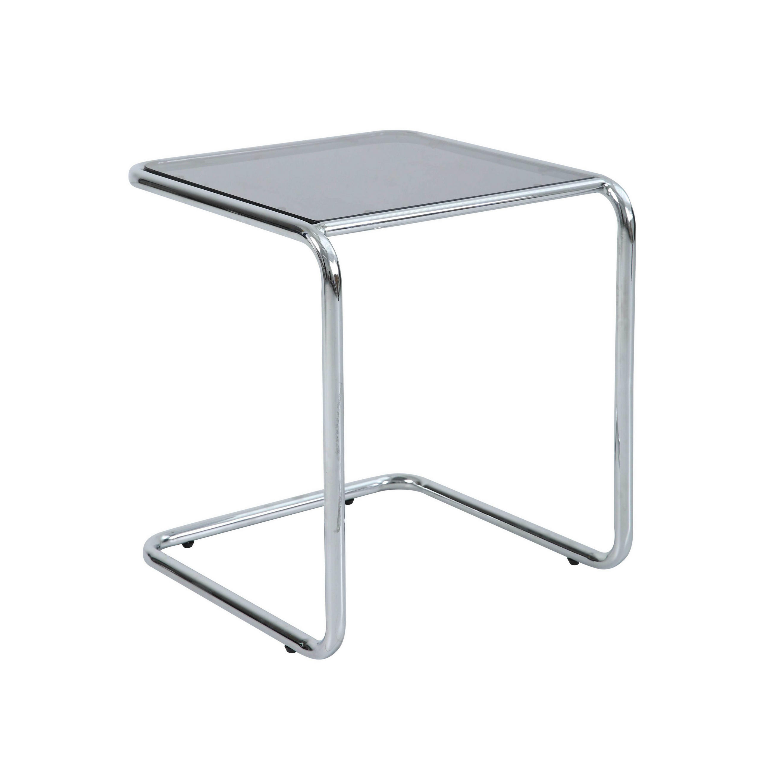 COUCHTISCH, Schwarz - Schwarz, Glas/Metall (50/50/55cm) - Oviala