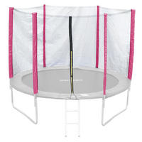 SICHERHEITSNETZ Trampolin 244 cm Pink - Pink, Kunststoff (244/244cm) - JAWINIO