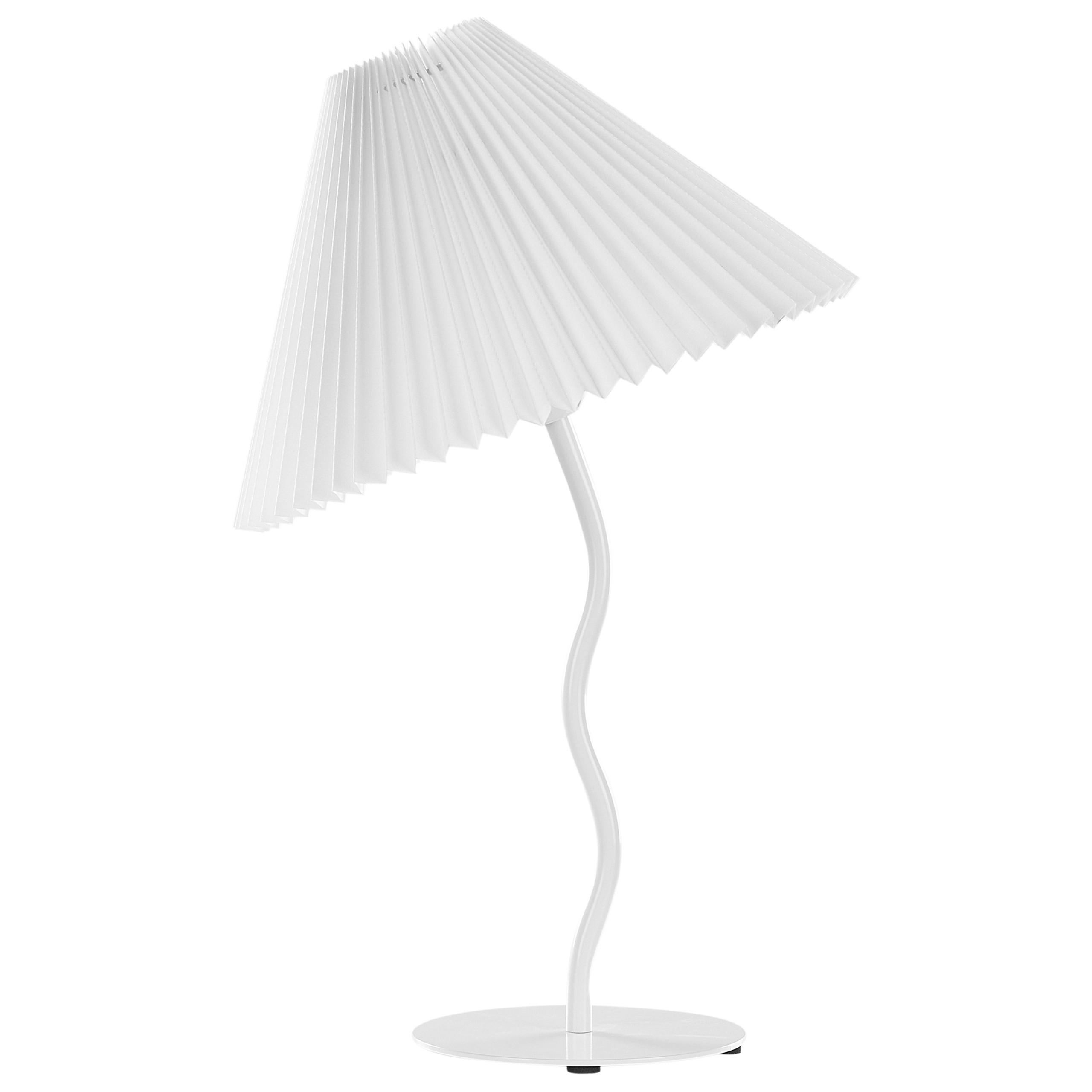 TISCHLEUCHTE Weiß Alwero - Weiß, Metall (30/30/48cm) - Beliani