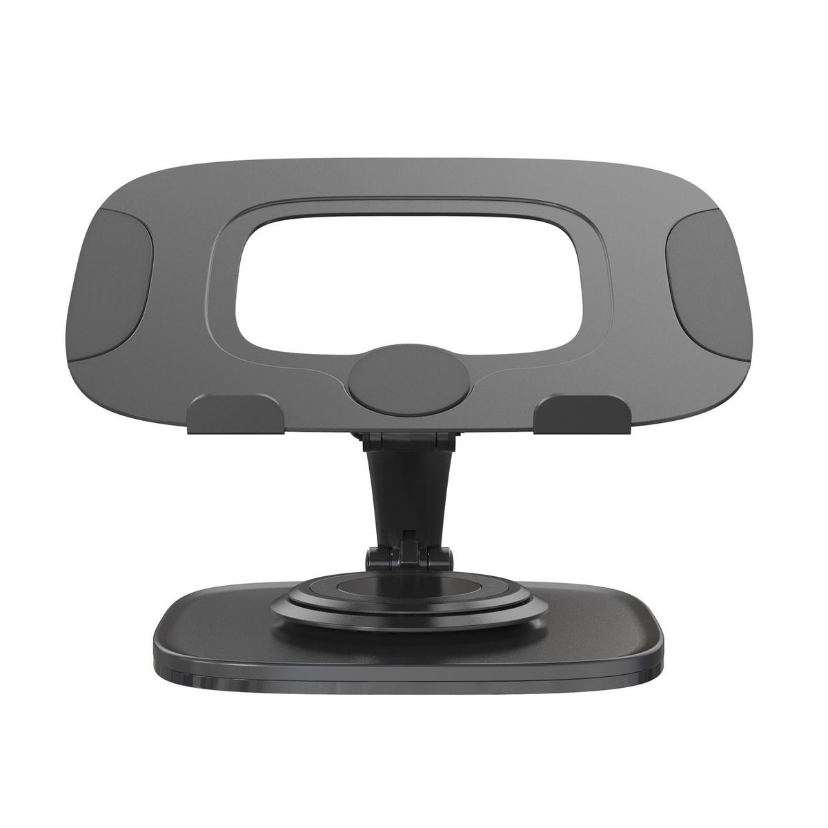 LAPTOPHALTERUNG Iksan Aluminium - Schwarz, Metall (20/26.5/22.5cm) - SVITA