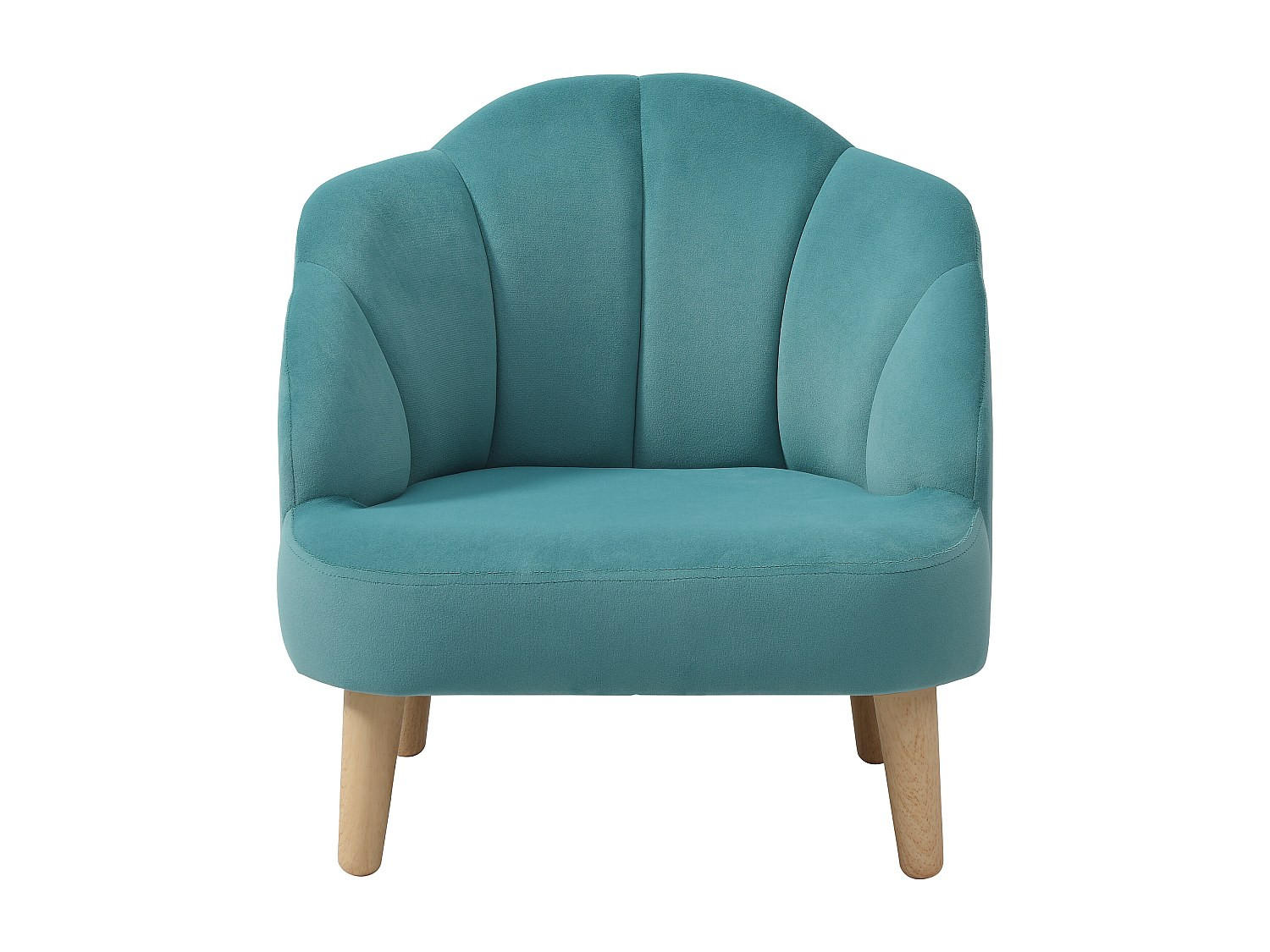 SESSEL mit gerader Rückenlehne - 1 Person - Samt, Stoff - Rosa - - Pink, Textil (50/53/47cm) - Vente-Unique