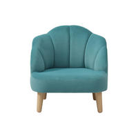 SESSEL mit gerader Rückenlehne - 1 Person - Samt, Stoff - Rosa - - Pink, Textil (50/53/47cm) - Vente-Unique