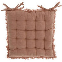 SITZKISSEN Slim 40/40 cm - Terra cotta, Naturmaterialien (40/40cm) - Home Styling Collection
