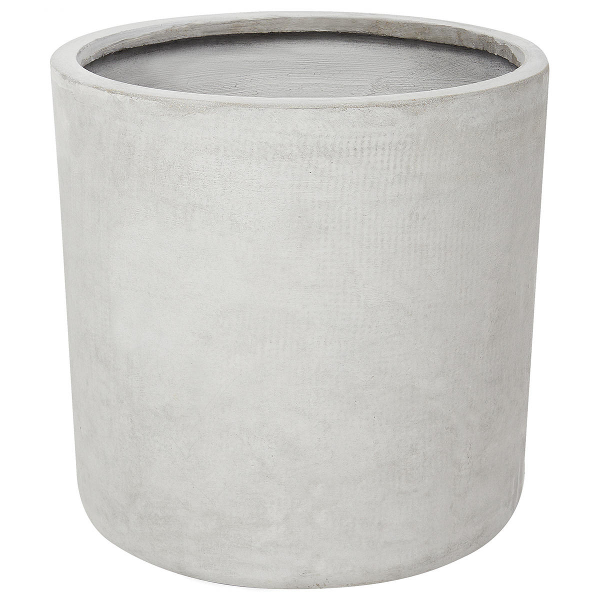 BLUMENTOPF Grau Messene - Grau, Naturmaterialen (42cm) - Beliani