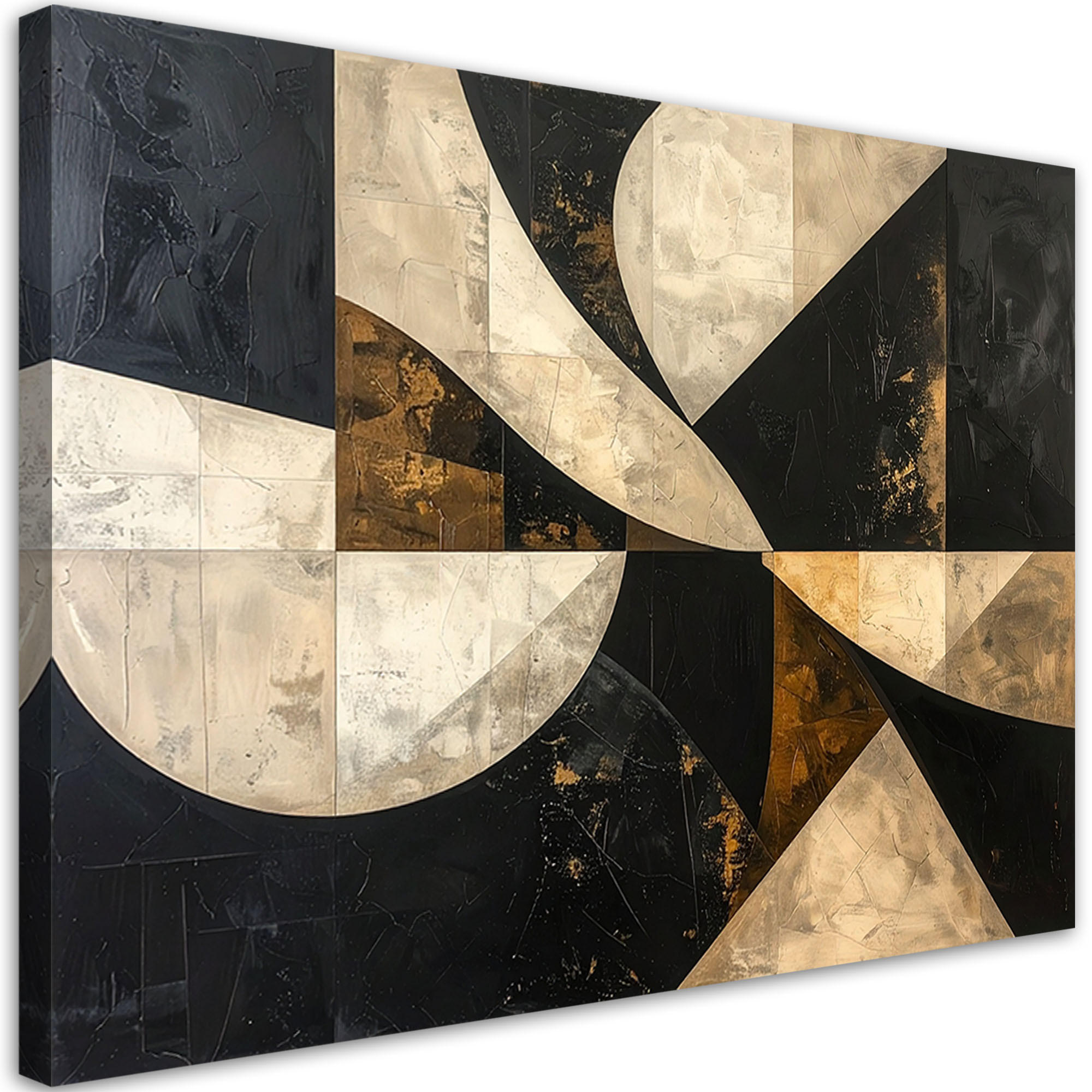 Feeby Leinwandbild Beige 120x80 cm