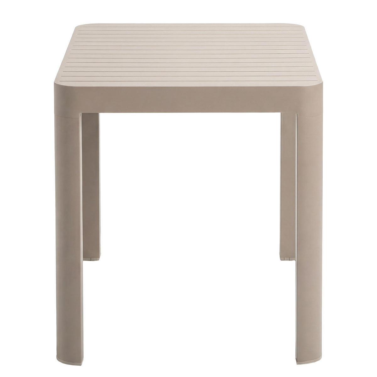 AUSZIEHBARER GARTENTISCH - Aluminium - Beige, Metall (70/117/75cm) - home24