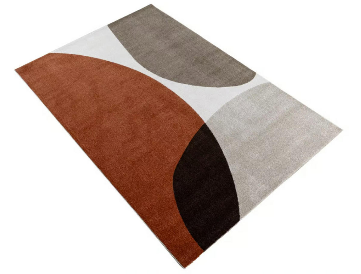 TEPPICH modern Flachgewebe BUBBLE Orange 60 x 100 cm - Orange, Textil (60/100cm) - Novatrend