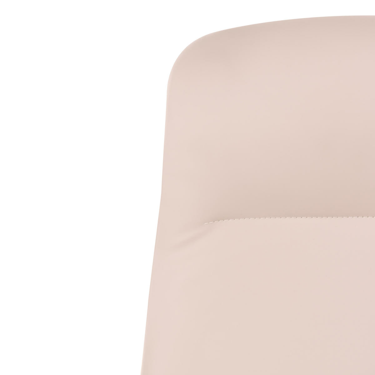 CHEFSESSEL Kunstleder Beige Ardour - Beige, Textil (68/115/68cm) - Beliani