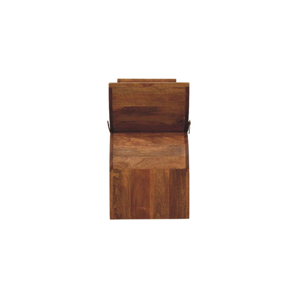 SITZBANK mit Amber-Eichen-Finish, braun. - Braun, Holz (120/60/35cm) - Artisan Furniture