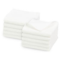 SEIFTÜCHER, 10er-Set, 30x30 cm, 100% Baumwolle, Weiß - Weiß, Textil (30/30cm) - Zollner