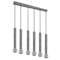 HÄNGELEUCHTE nickel matt Silber - Silberfarben, Metall (110/9/150cm)