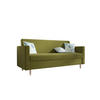 SOFA MELISA mit Schlaffunktion RIVIERA 36 mit Stauraum - Hellgrün, Textil (87/95/216cm) - Bedante