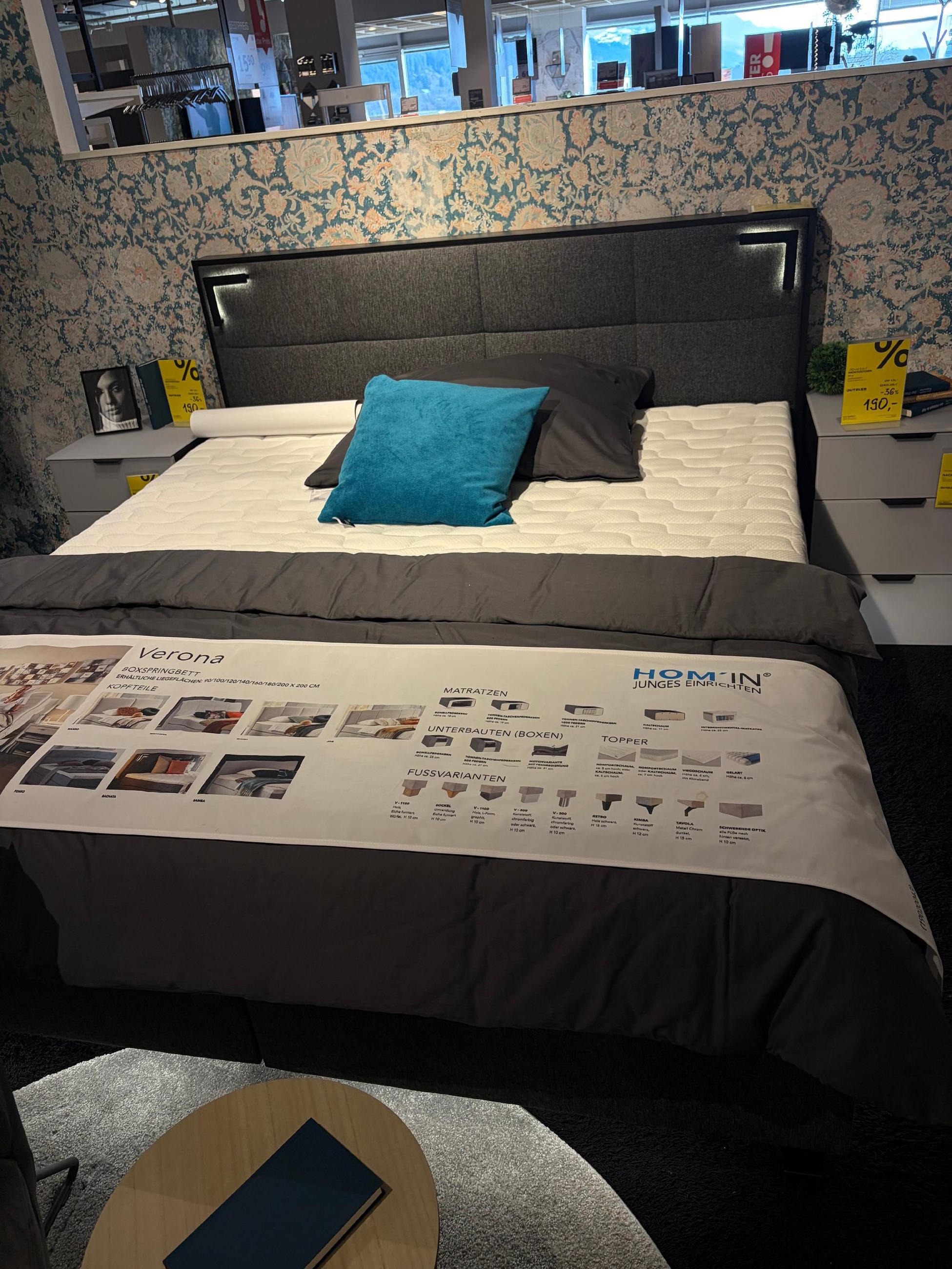 Boxspringbett "Verona" - Hom`in