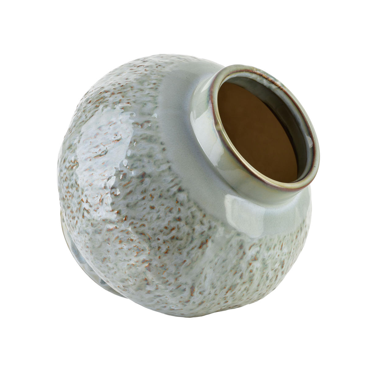 VASE Arina Grün 11/22/20cm - Beige, Keramik (21cm) - Mondex