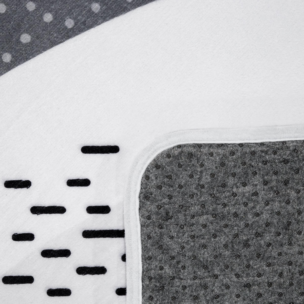 KINDERTEPPICH waschmaschinenwaschbar Reise Kinderzimmer schmutzabweisend Weiß Rechteckig 80x150 - Weiß, Textil (80/150cm) - KADIMA DESIGN