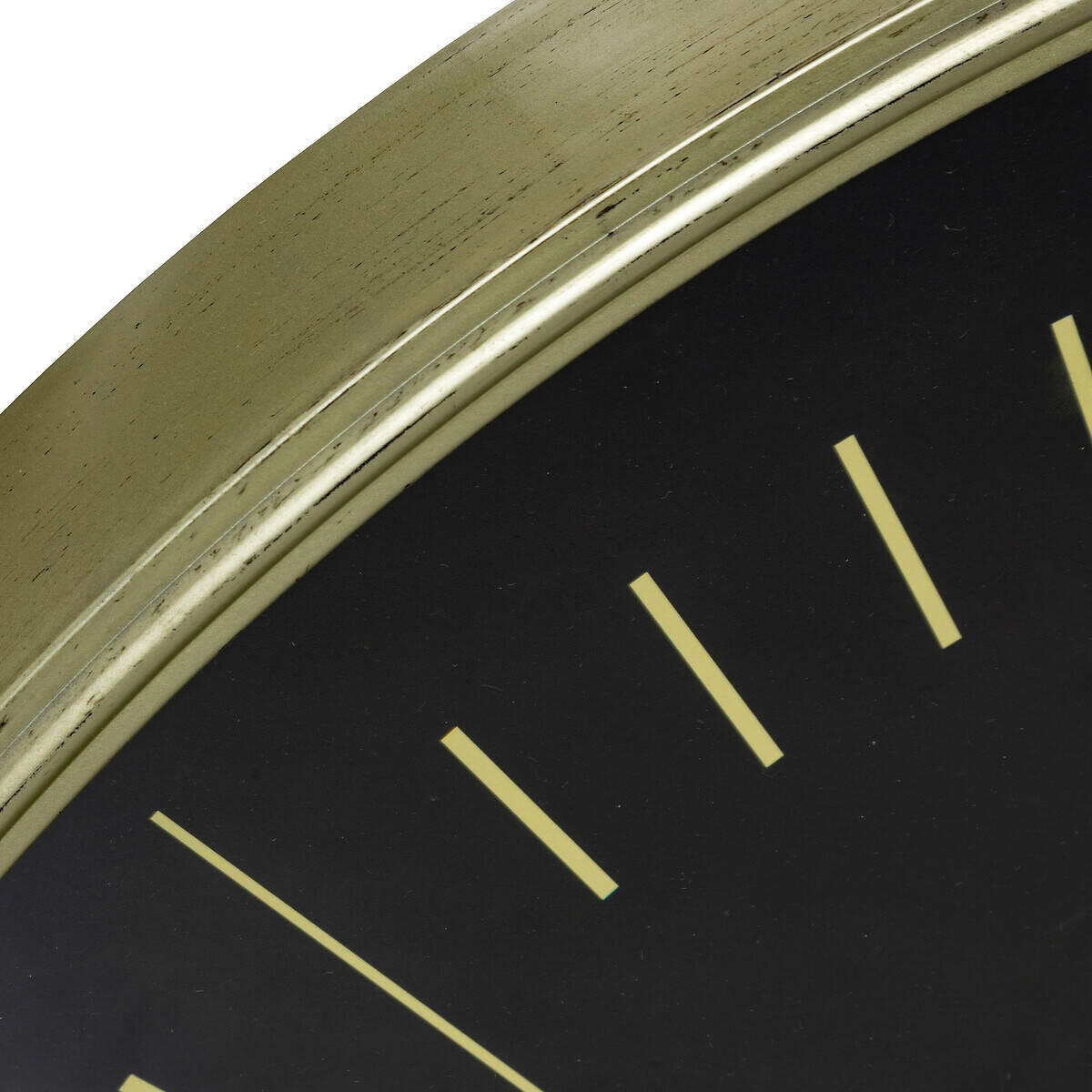 WANDUHR Alfie Ø 75 cm - Schwarz, Kunststoff (75.5/75.5/5.5cm) - Atmosphera Createur d´interieur