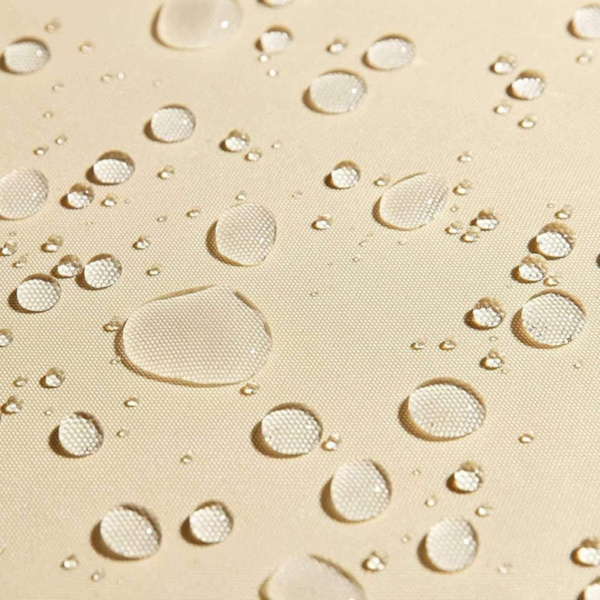 SONNENSEGEL Dreieck 4x4x4m Beige Wasserdicht UV-Schutz - Gelb, Textil (400/400cm) - Weltevree