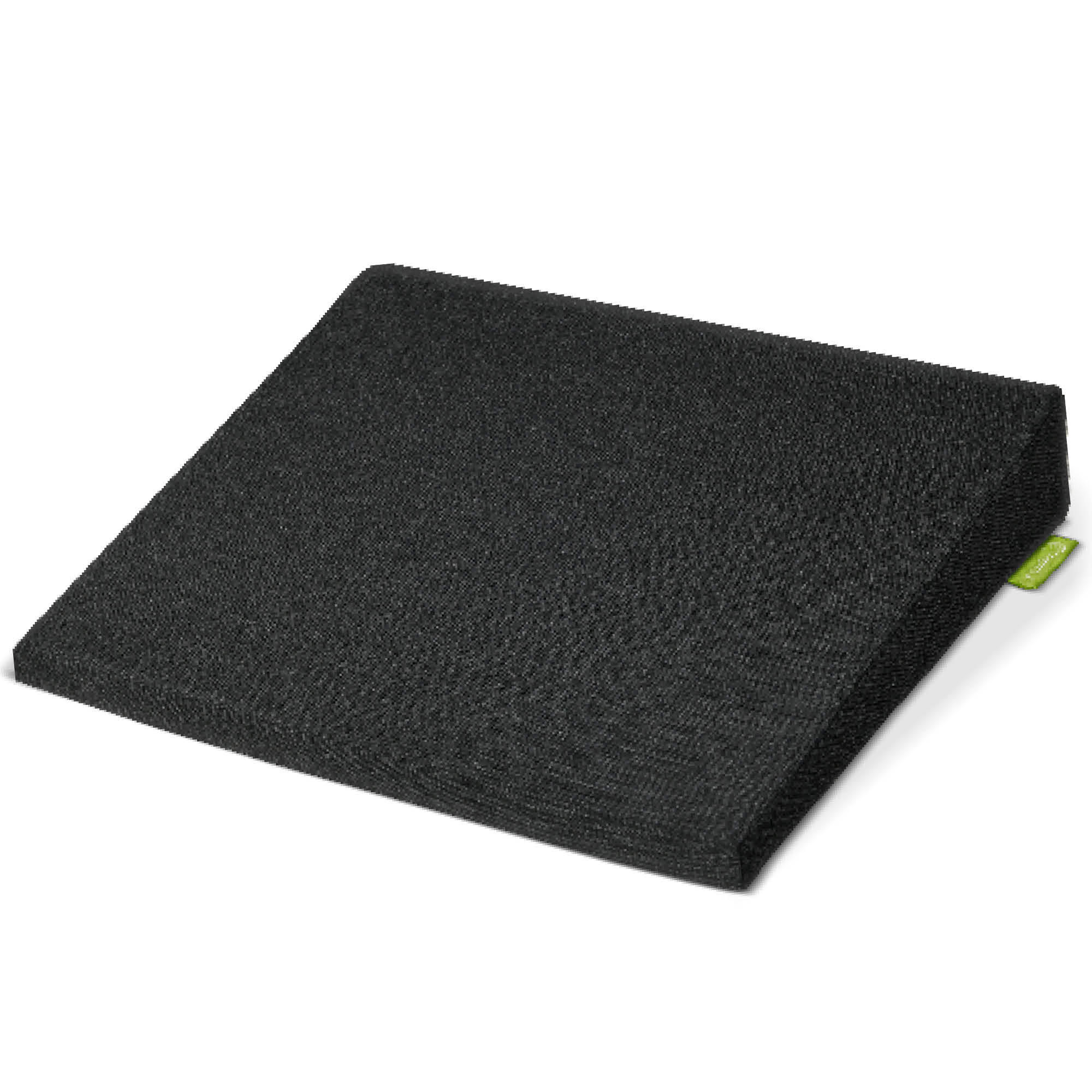 Beautissu Sitzkeilkissen Schwarz 33x7x37 cm
