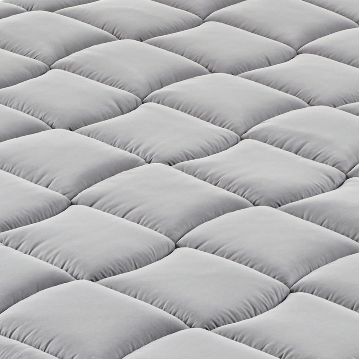 FEDERKERNMATRATZE 200x200, Höhe 27 cm, Memory-Schaum, ELITE - Schwarz, Textil (200/200cm) - iLoveSleep