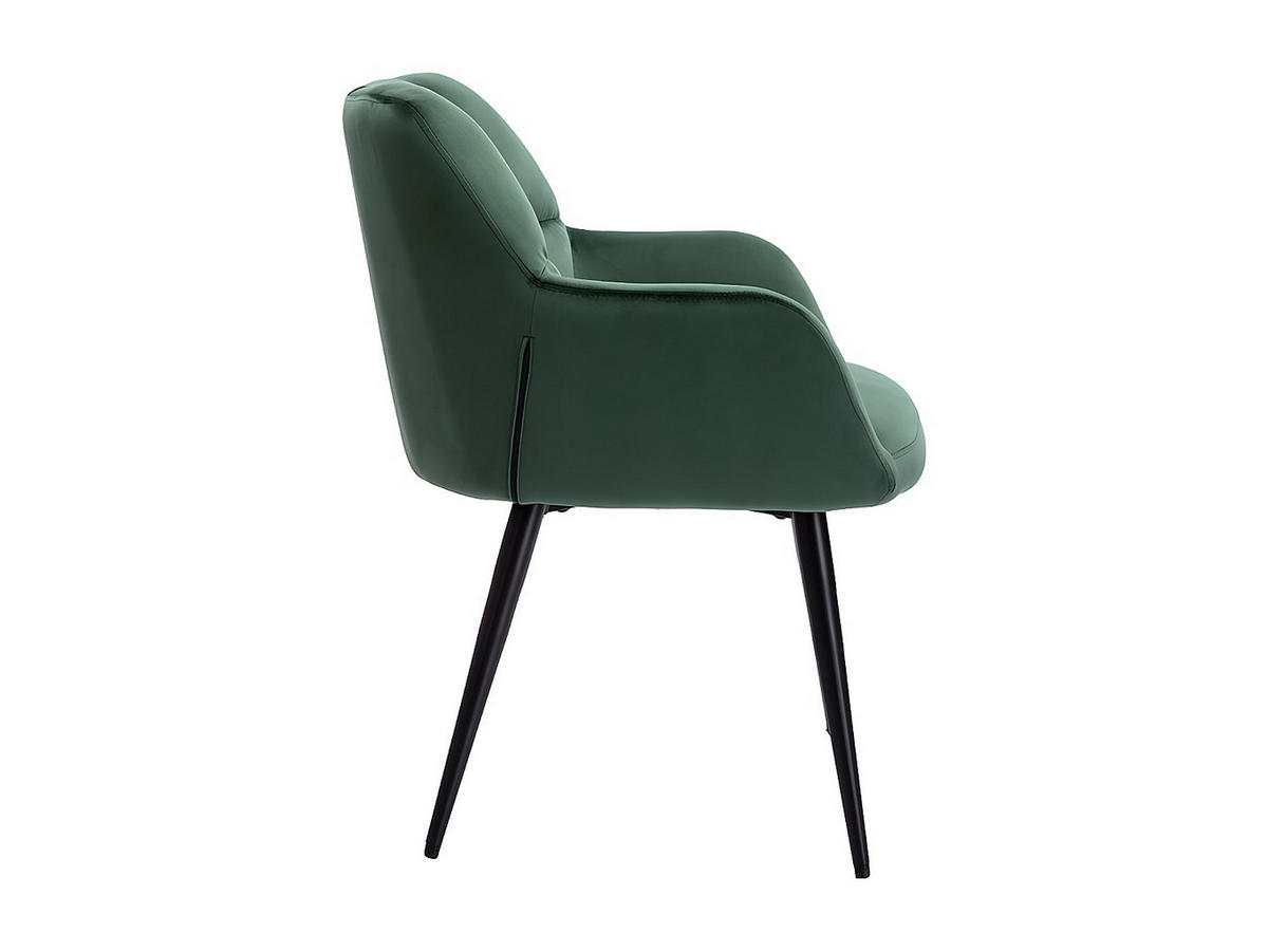 STUHL 2er-Set - Samt & Metall - Grün - PEGA - Grün, Textil (62/78/58.5cm) - Pascal Morabito