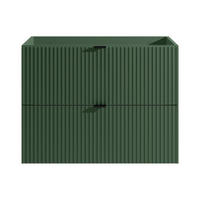WASCHBECKENUNTERSCHRANK - 80 cm x 47 cm - Holz, Platte - Grün - ZEVINI - Grün, Holz (80/60/47cm) - Vente-Unique