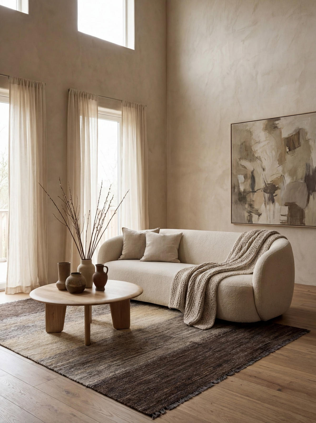TEPPICH Gabbeh Braun 238/167 cm Schurwolle - Braun, Textil (167/238cm) - Looma