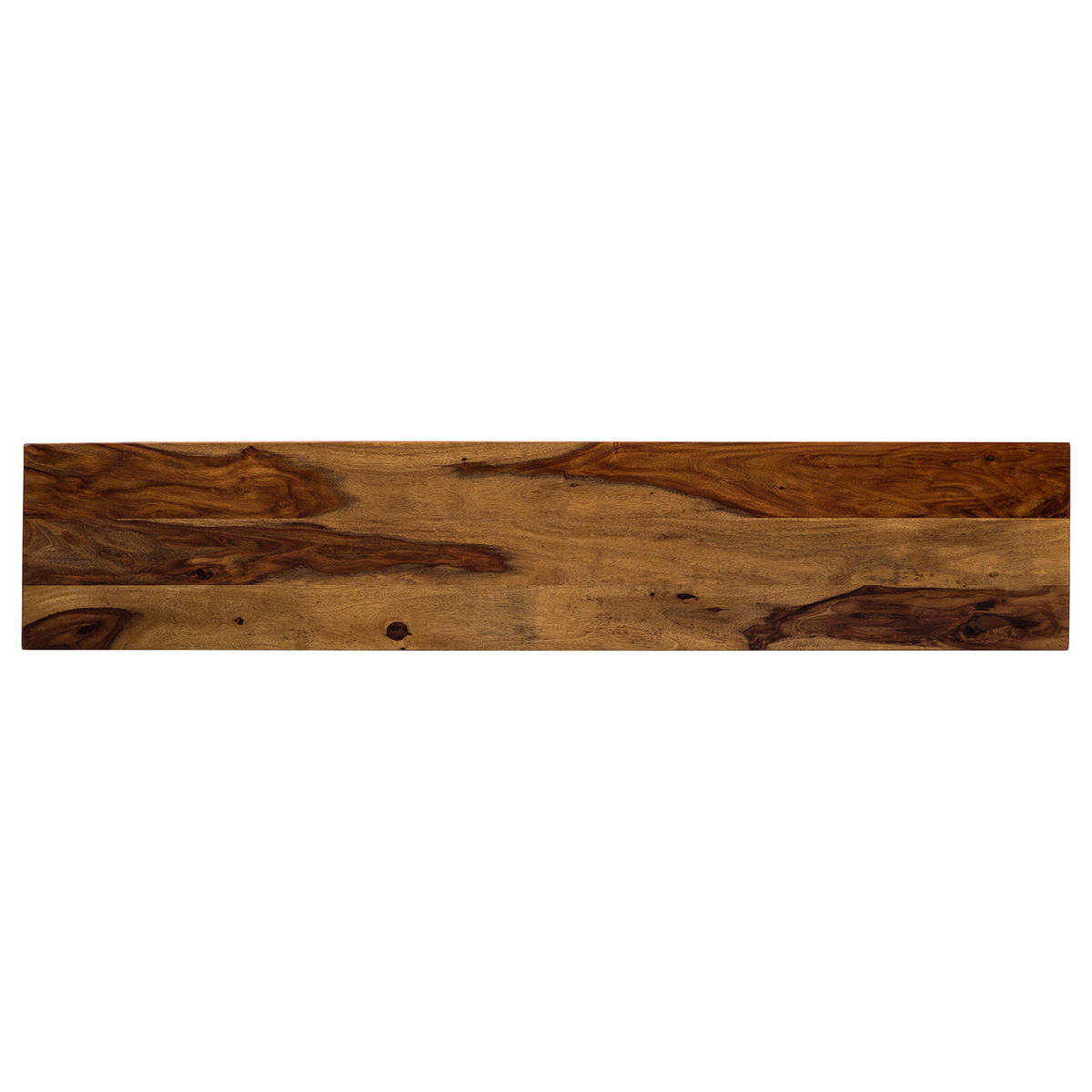 SITZBANK - Sheesham massiv - Sheeshamfarben, Holz (180/45/35cm) - home24