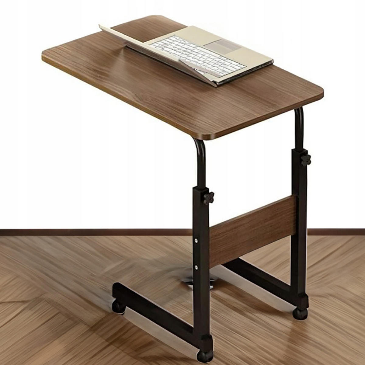 COMPUTERTISCH, braun, 60/40/68-83 cm - Schwarz/Braun, Holz (40/60/83cm) - MUVU