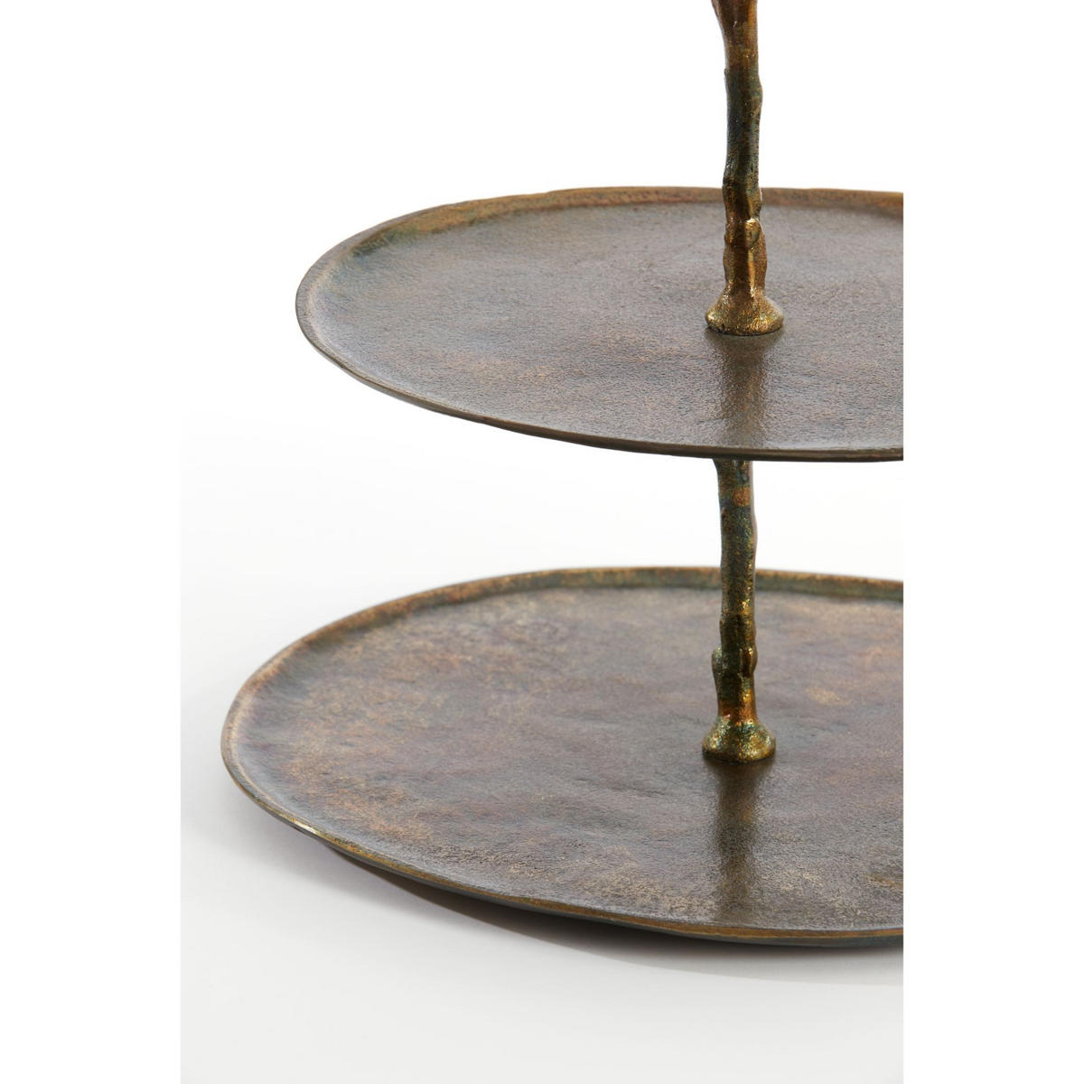 ETAGERE Tresa Bronze Ø35/45 cm - Bronzefarben, Metall (35/45cm) - Light & Living