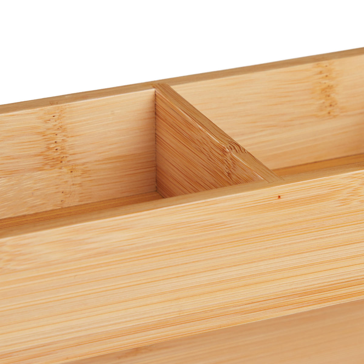 TEE-ORGANIZER - Hellbraun, Holz/Holzwerkstoff (27/24/17.5cm) - Relaxdays