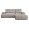 ECKSOFA Fiorano, Seite: Rechts - Beige/Schwarz, Holz/Kunststoff (265/177cm) - MIRJAN24