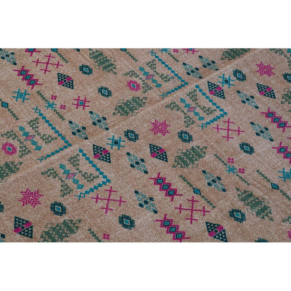 TEPPICH Weiß Ikat (160 x 230 x 0,4 cm) (2 Stück) - Weiß, Textil (160/230cm) - DKD Home Decor