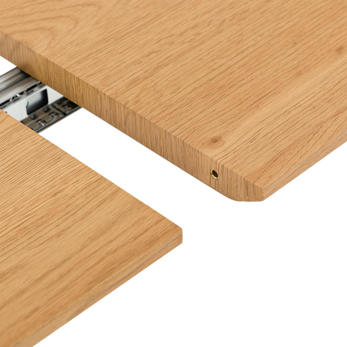 ESSTISCH LAMISA hellbraun - Hellbraun, Holzwerkstoff/Metall (80/120/76cm) - IDIMEX