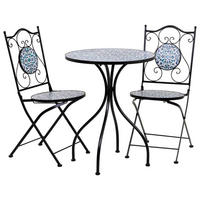 BALKONSET, schwarz, 3-tlg. - Schwarz, Metall - Wanderlust