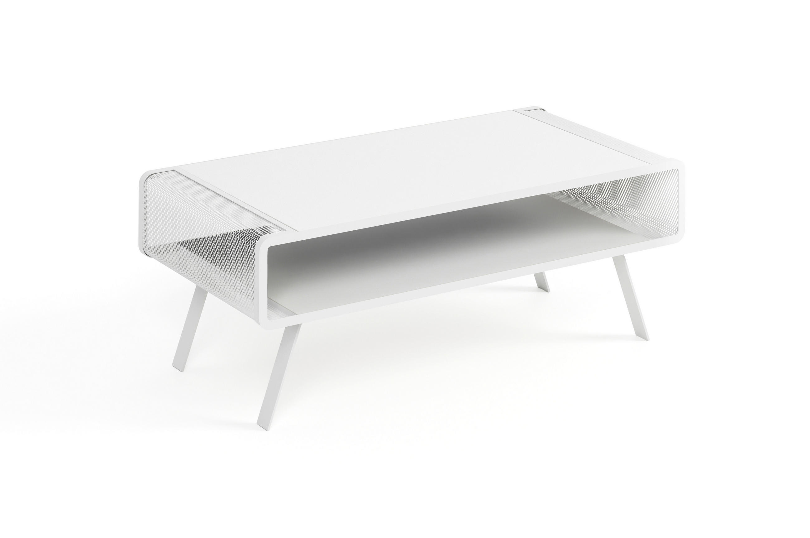 COUCHTISCH TORPE - Weiß, Holzwerkstoff (60/121/45cm) - Meblini