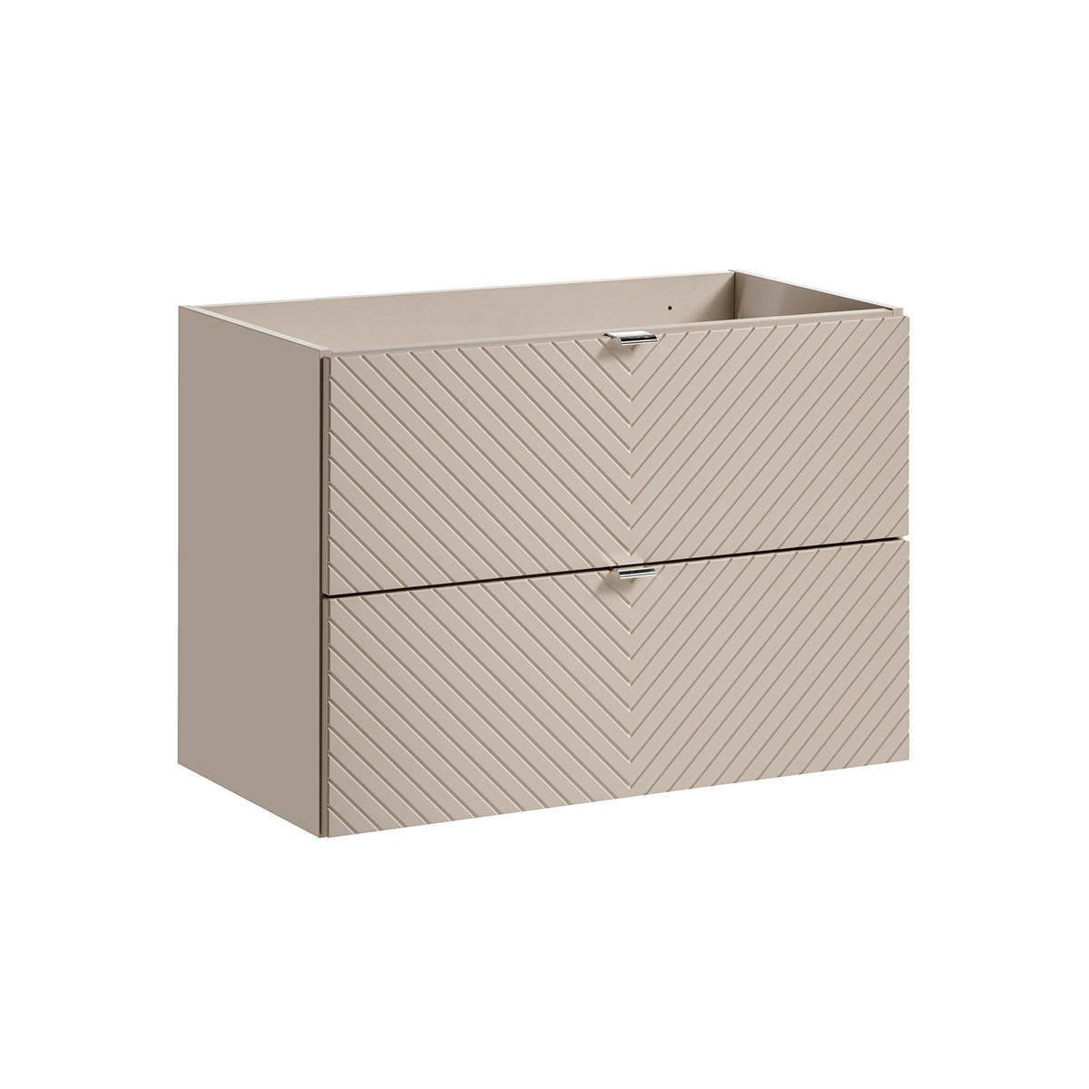WASCHTISCHUNTERSCHRANK 80cm Manoa Kaschmir - Beige, Holzwerkstoff (80/57/40cm) - Petits-meubles