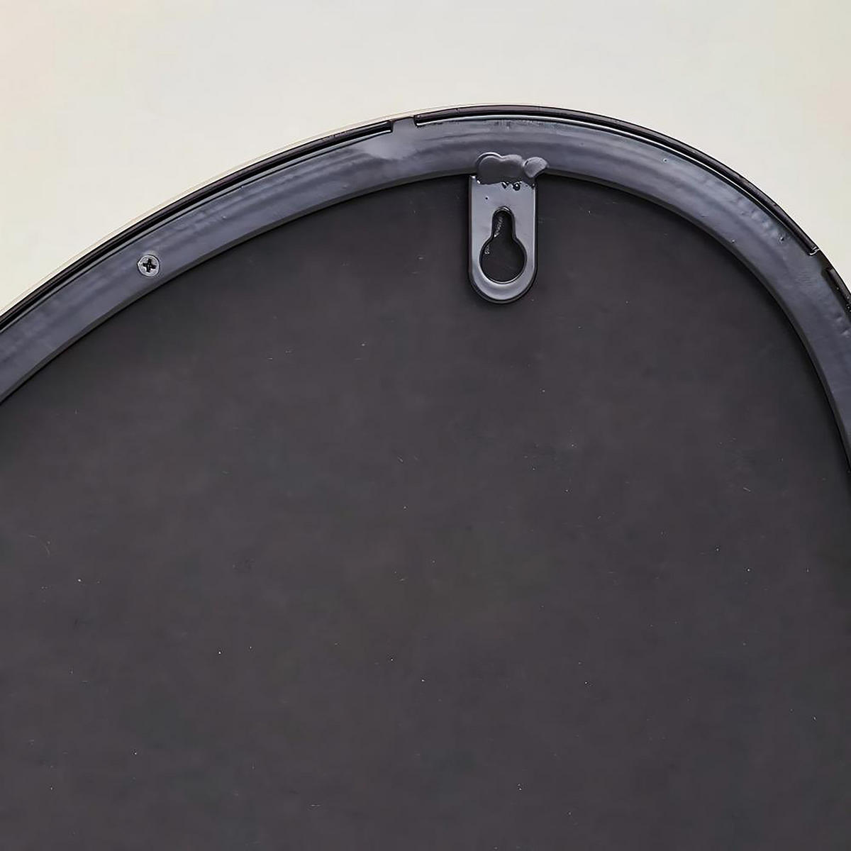 SPIEGEL - Schwarz - Schwarz, Holzwerkstoff/Metall (52/87/2.5cm) - home24