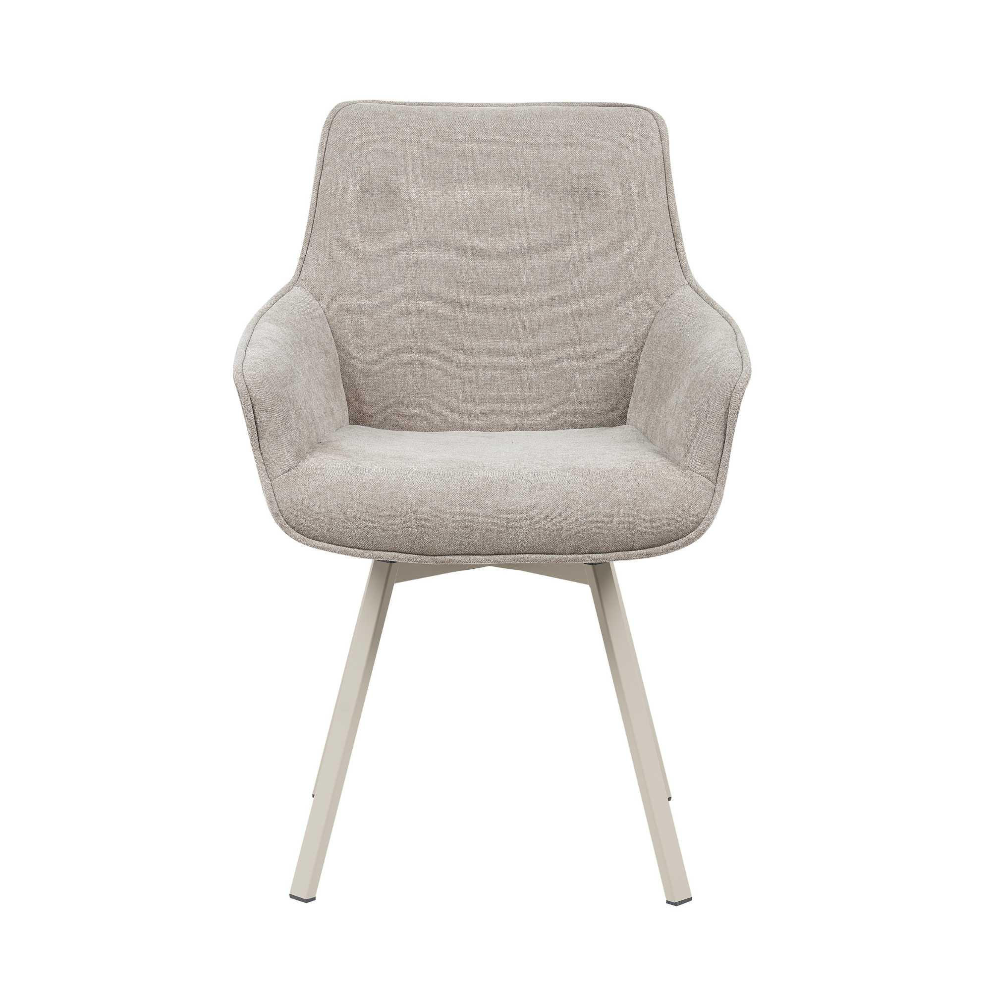 ESSZIMMERSTUHL Mees Taupe 62,5/57/86,5 cm - Taupe, Textil (57/86/62cm) - Starfurn