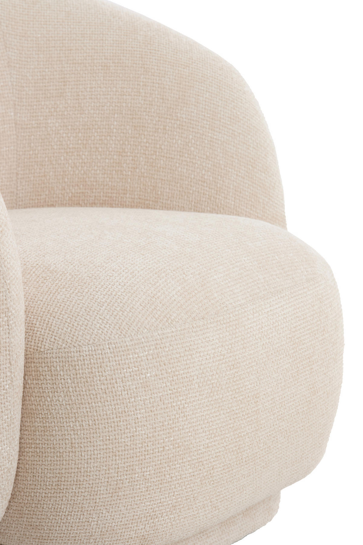 SESSEL Ovito Weiß 93/87/73 cm - Weiß, Holz (87/73/93cm) - Light & Living