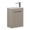 GÄSTE-WC-MÖBELSET Thermis 2 Teile Cashmere - 40 x 22 x 53 cm - Kaschmir, Holz (40/53/22cm) - Badplaats