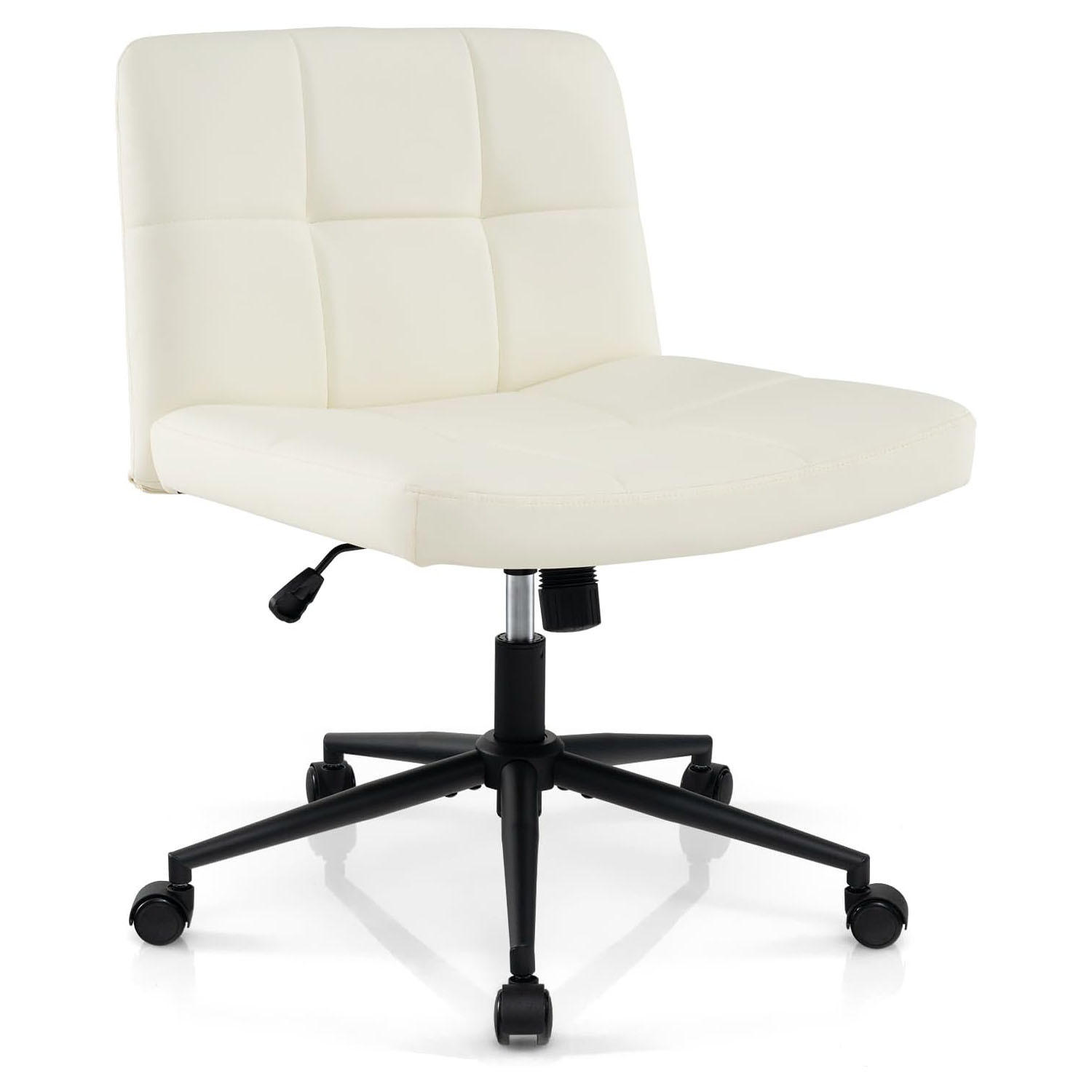 Costway Bürostuhl Beige 68x56x64 cm