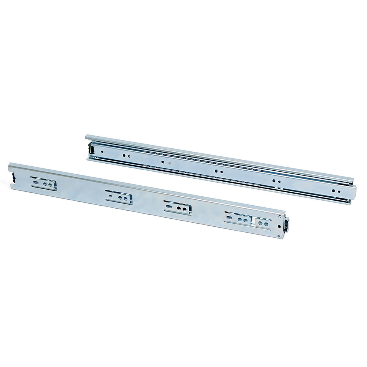 KUGELFÜHRUNGEN Höhe 45mm, Tiefe 450mm, Vollauszug, verzinkt 5er-set - Zinkfarben, Metall (13/6/50cm) - EMUCA