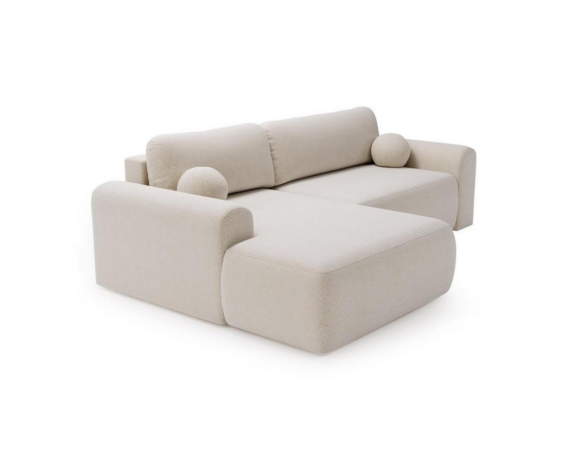 ECKSOFA braun links AURA - Braun, Holzwerkstoff (257/177cm) - Compleo24
